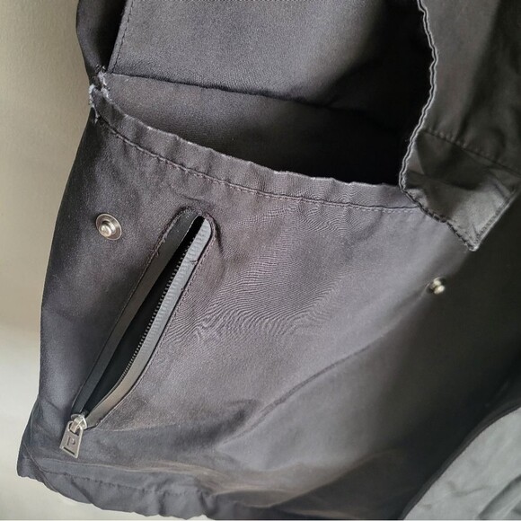 Mens Black Pendleton Jacket Barn Chore Detachable Hood Button Size M - Picture 7 of 14